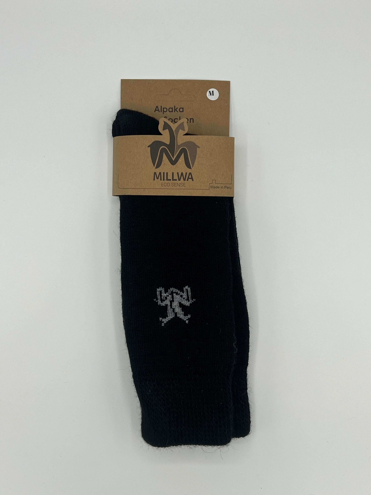Dicke Socken aus weicher Alpaka Wolle - für die kalte Jahreszeit geeignet!