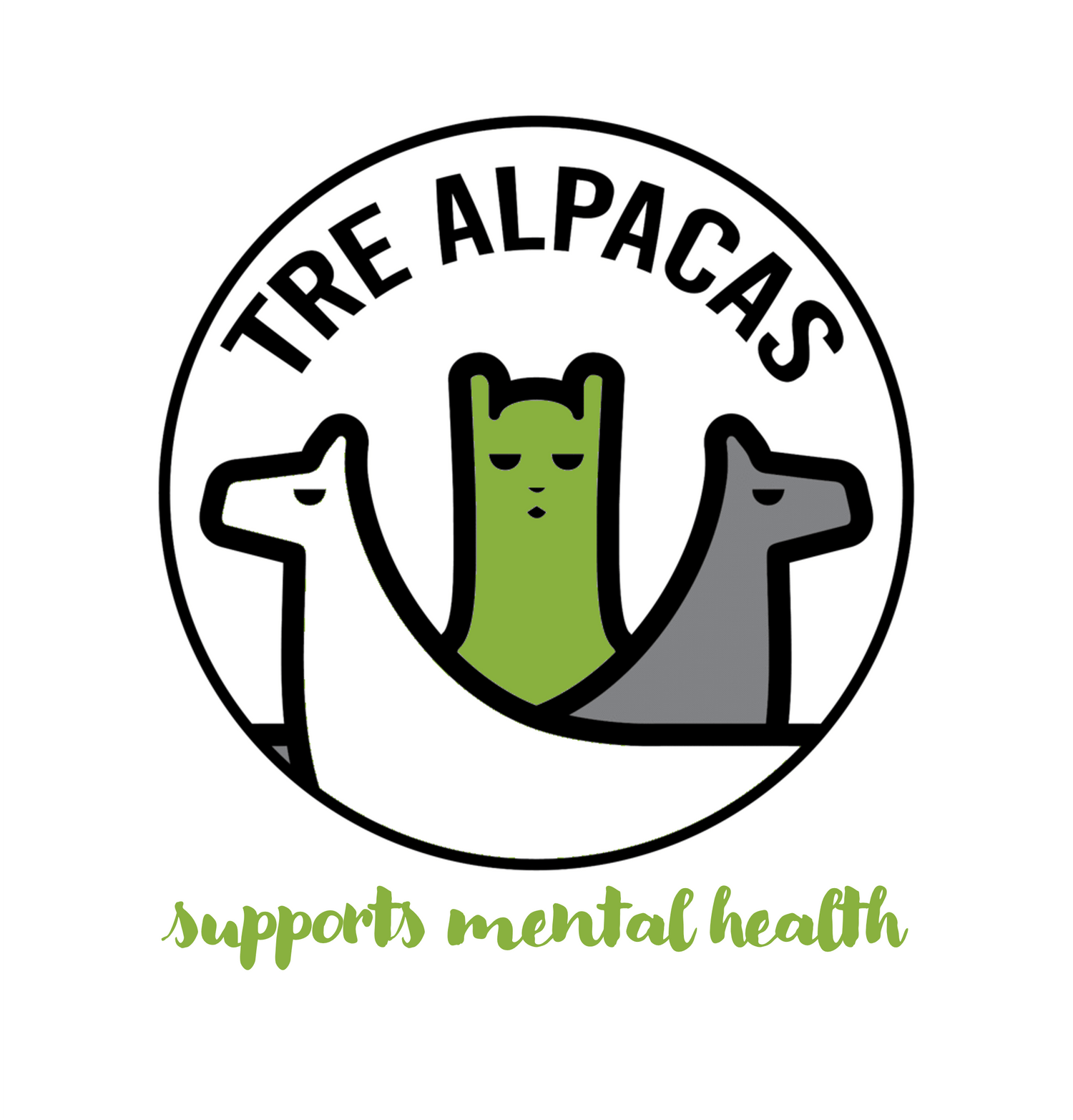 Mit unserer Alpaka Farm in Unterfranken unterstützen wir Mental Health Projekte