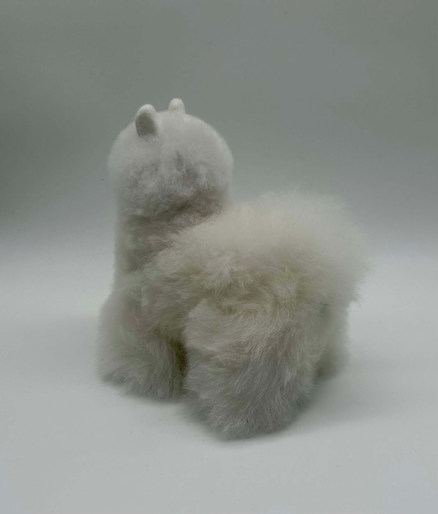 Alpaka Kuscheltier aus Baby Alpakawolle | 15 cm groß & Handgefertigt in Peru