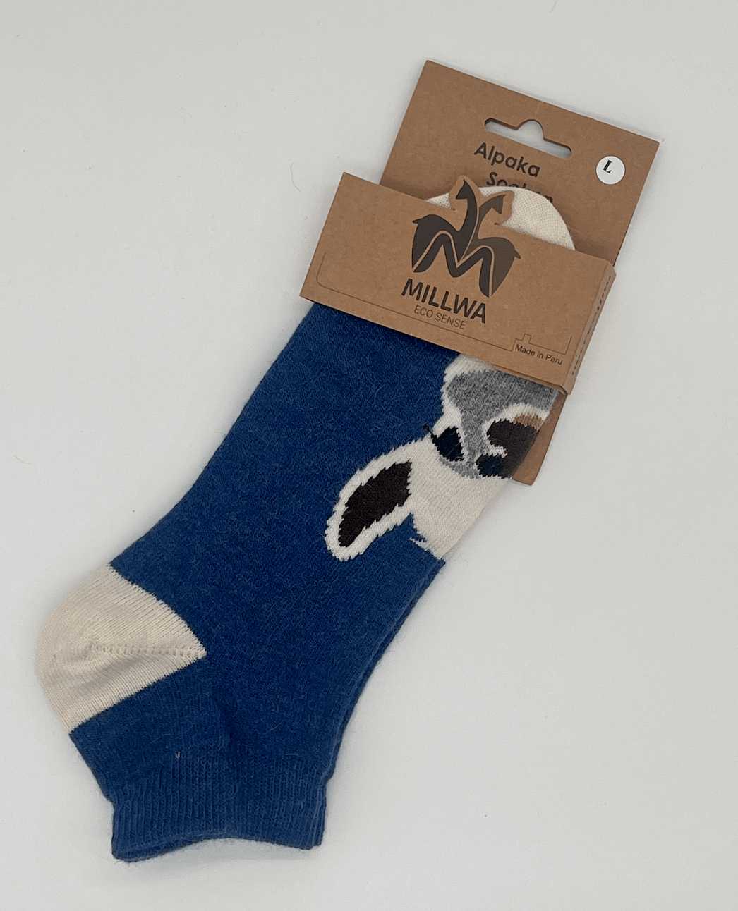 Alpakawoll-Socken im Alpaka-Design – verspieltes Motiv & kuschelig warm!