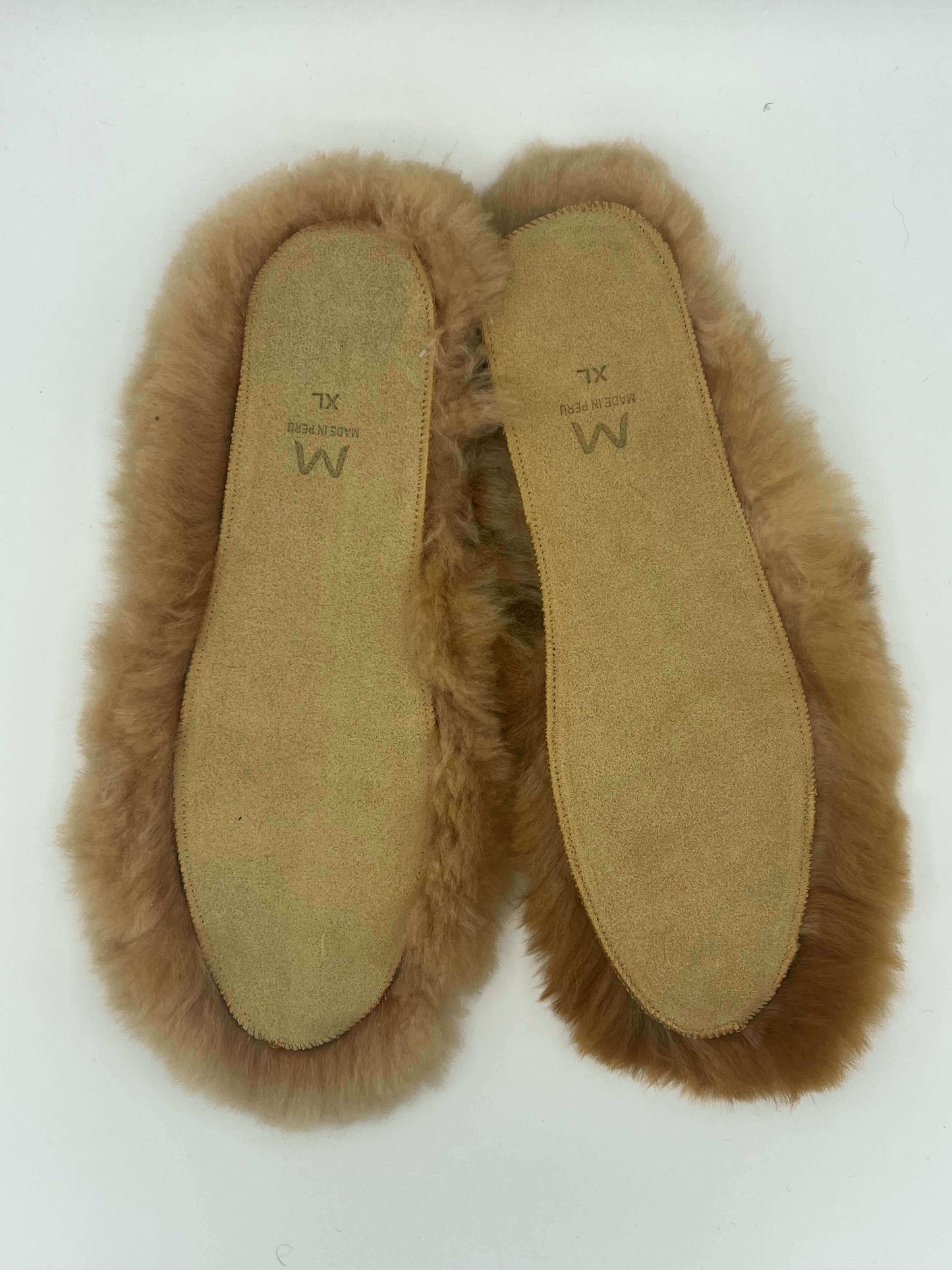 Thermal insulating insoles made from 100% baby alpaca wool With suede backing for winter resistance | Available in sizes S-XL