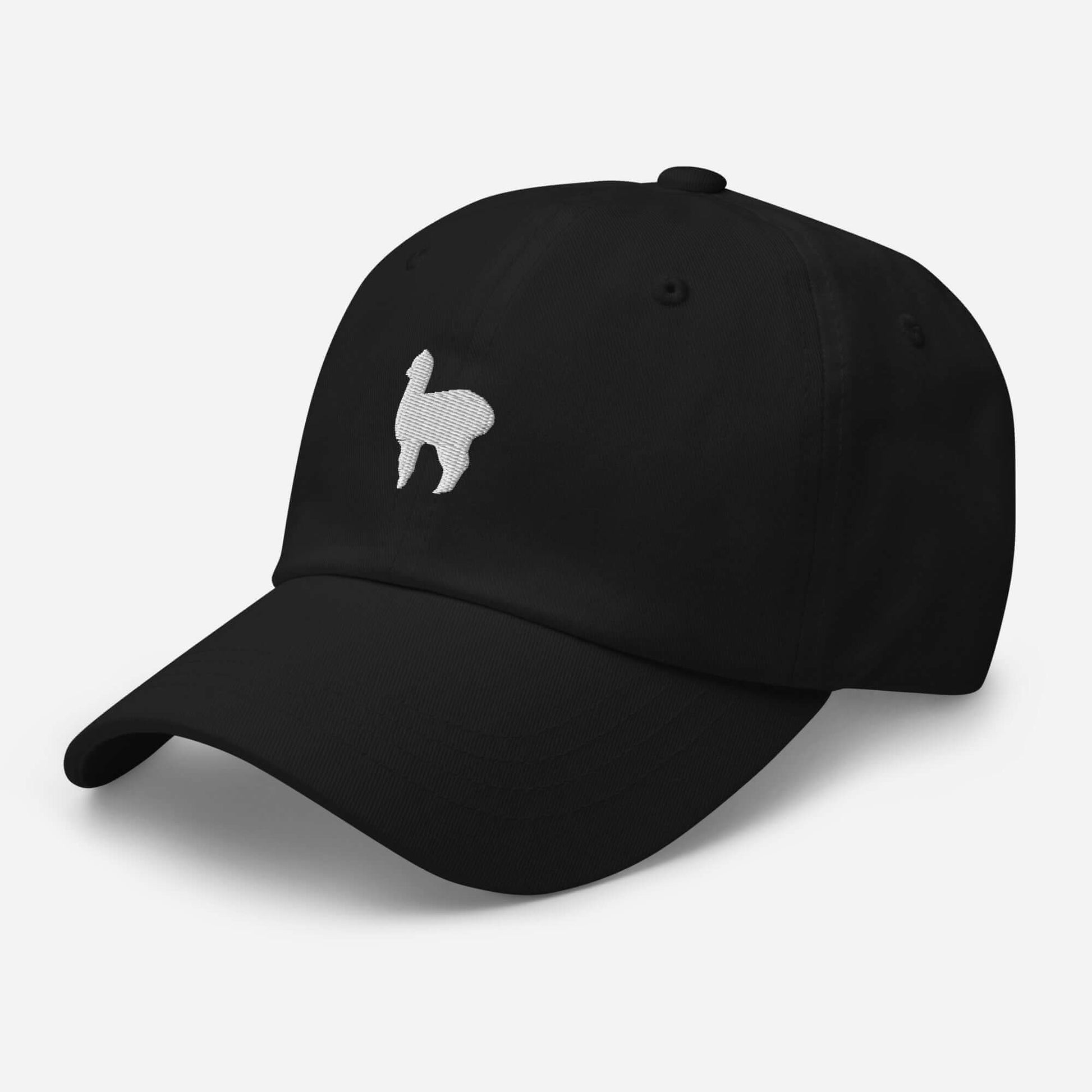 Alpaka Bestickte Cap in minimalistischem Design, aus Baumwoll-Chino-Mix
