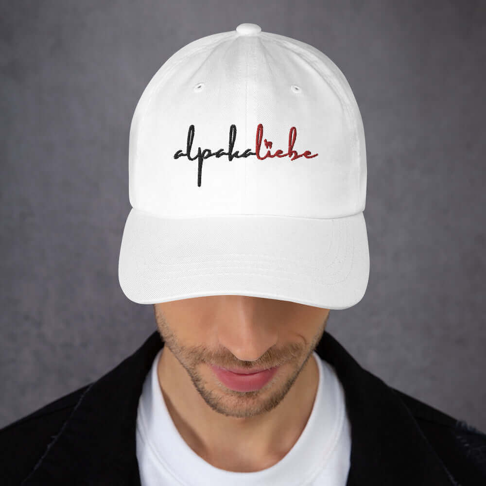 Stylische 'alpakaliebe' Cap im Alpaka Shop - Must-Have für Tierliebhaber und Alpaka-Fans