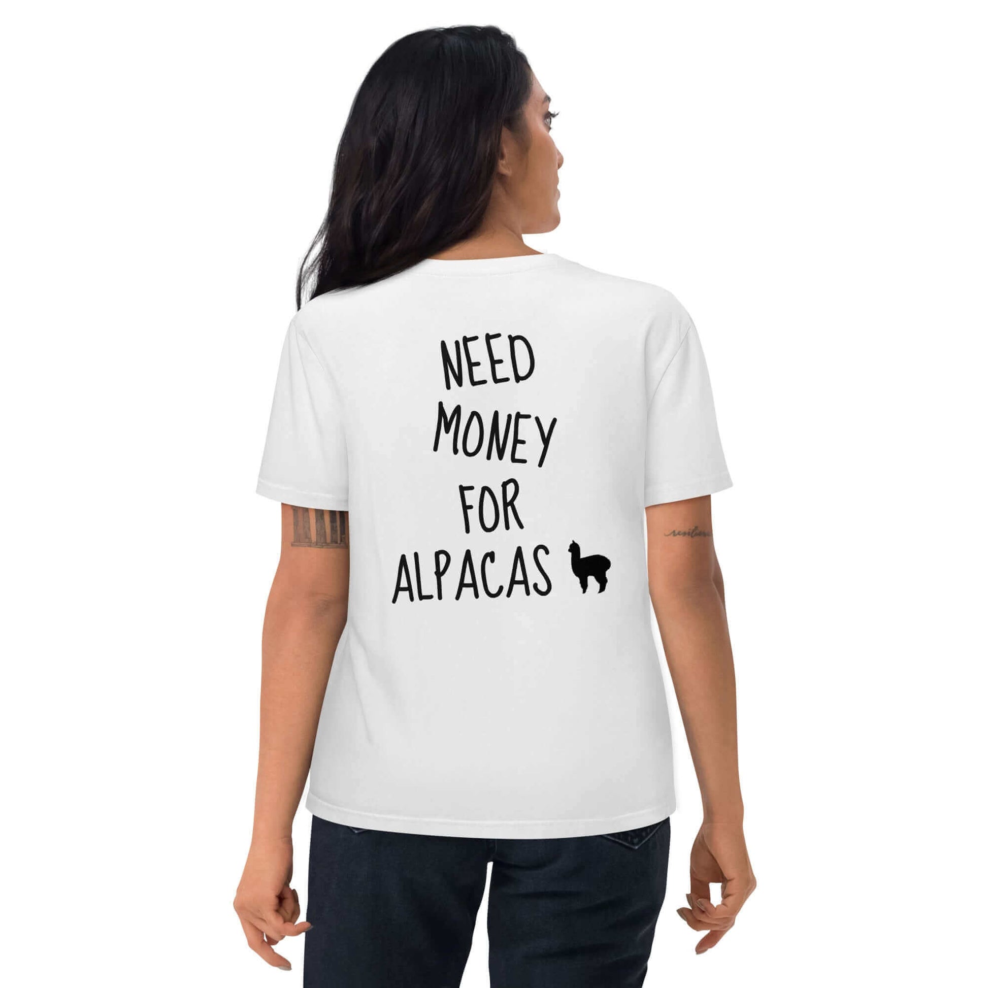 Alpaka-Lifestyle T-Shirt: Zeige Deine Liebe zu Alpakas mit nachhaltiger Kleidung und coolem Design