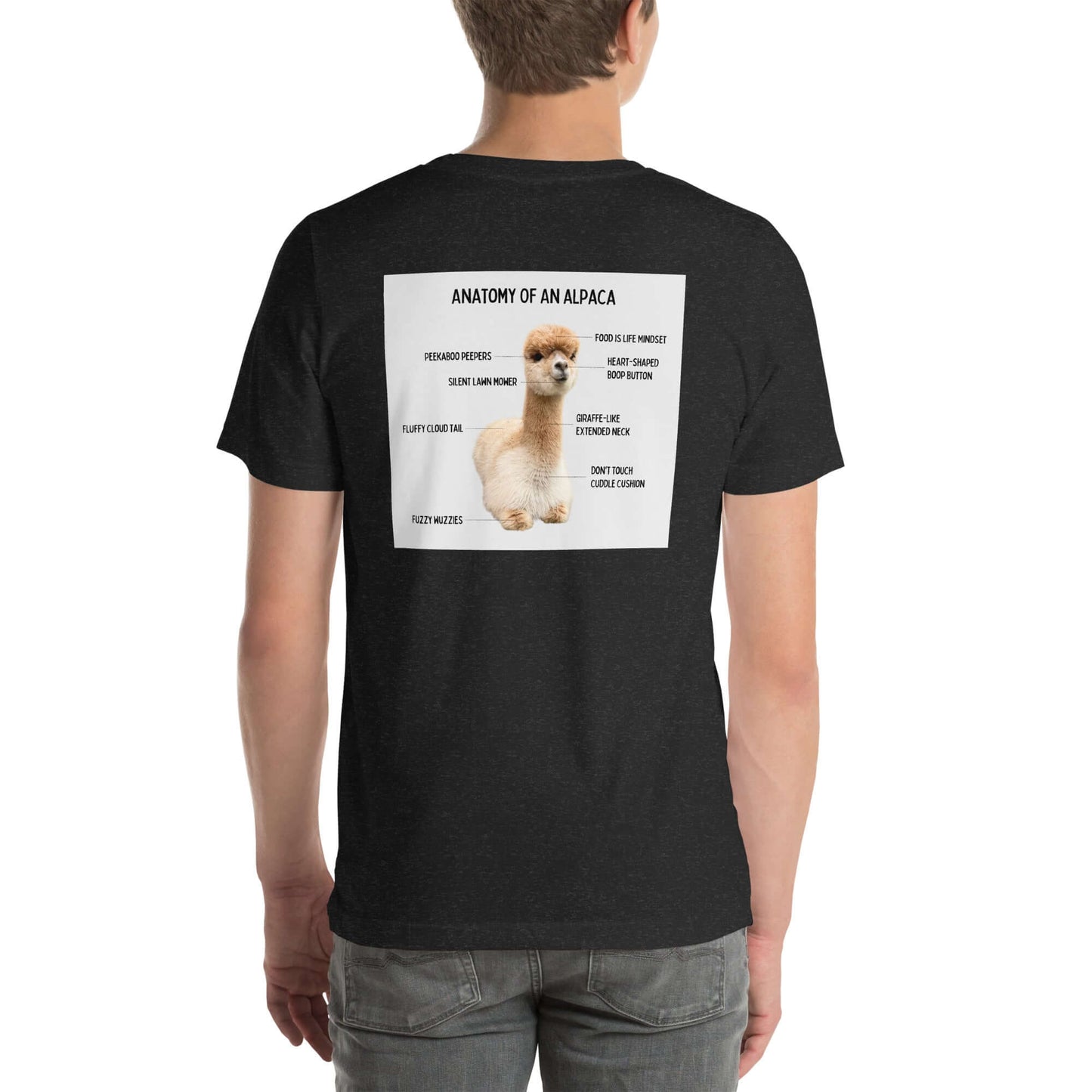 Unisex Alpaka T-Shirt mit humorvoller Grafik für Alpaka-Liebhaber