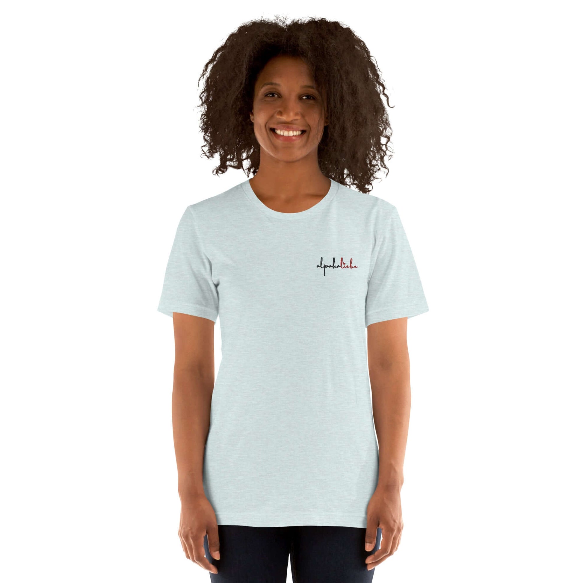 Besticktes Alpaka-Motiv T-Shirt – Hochwertige Alpakaprodukte online.