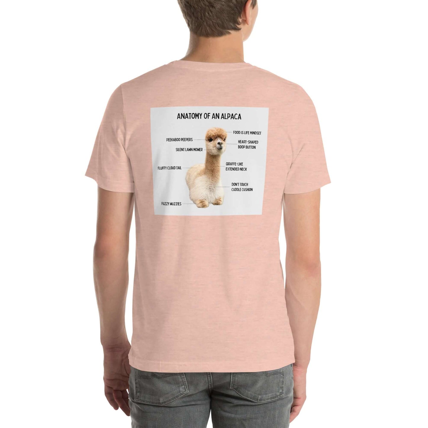 Exklusives Alpaka T-Shirt für humorvolle Modefans