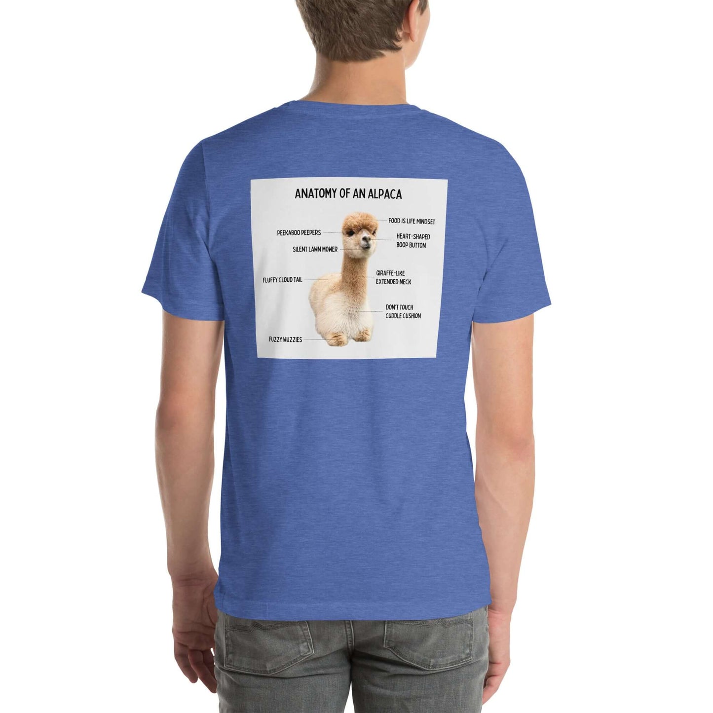 Alpaka-Motiv T-Shirt, ideal für Freizeit und Partys - Lacher garantiert!