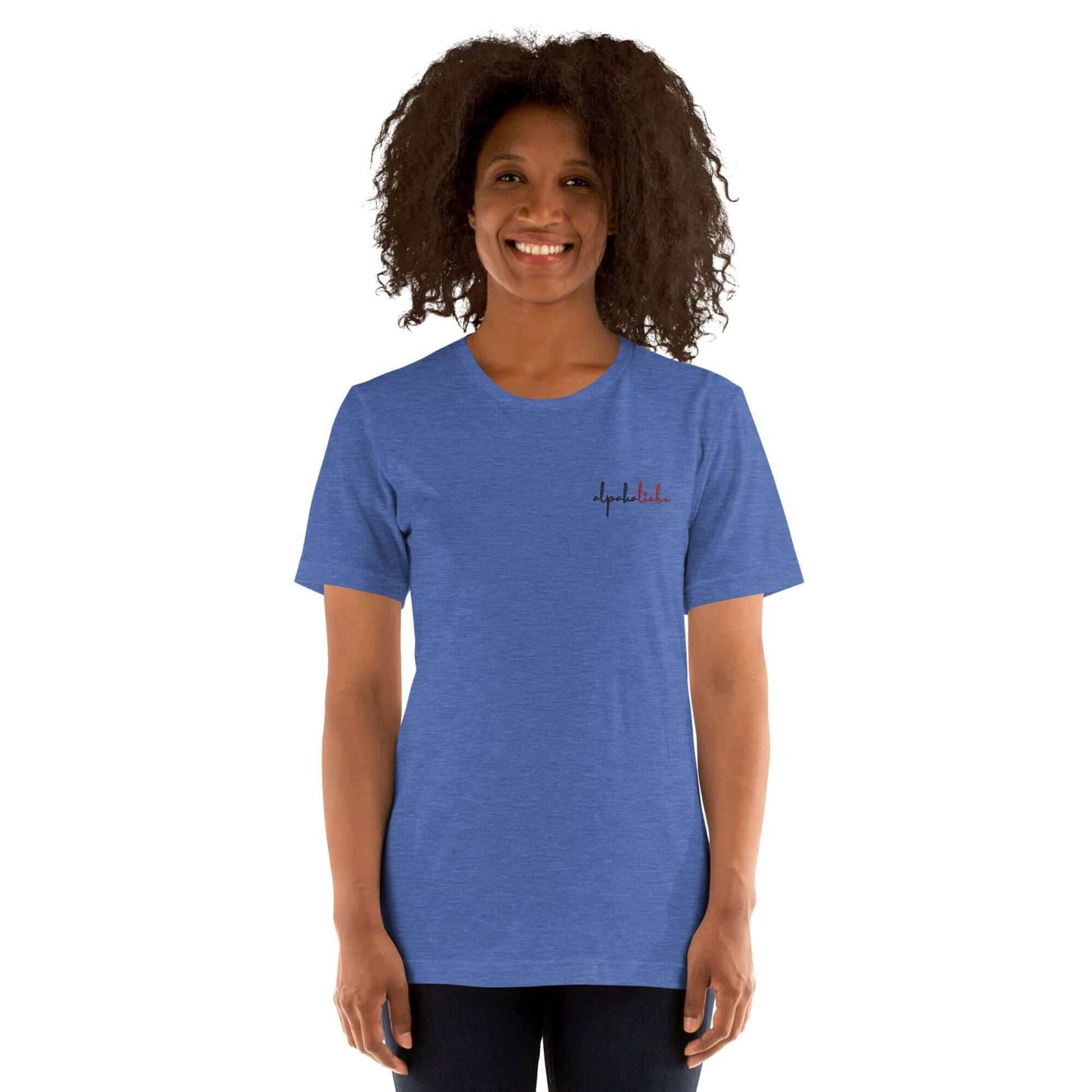 Alpakaliebe T-Shirt mit charmantem Alpaka-Motiv - Alpaka Produkte online kaufen