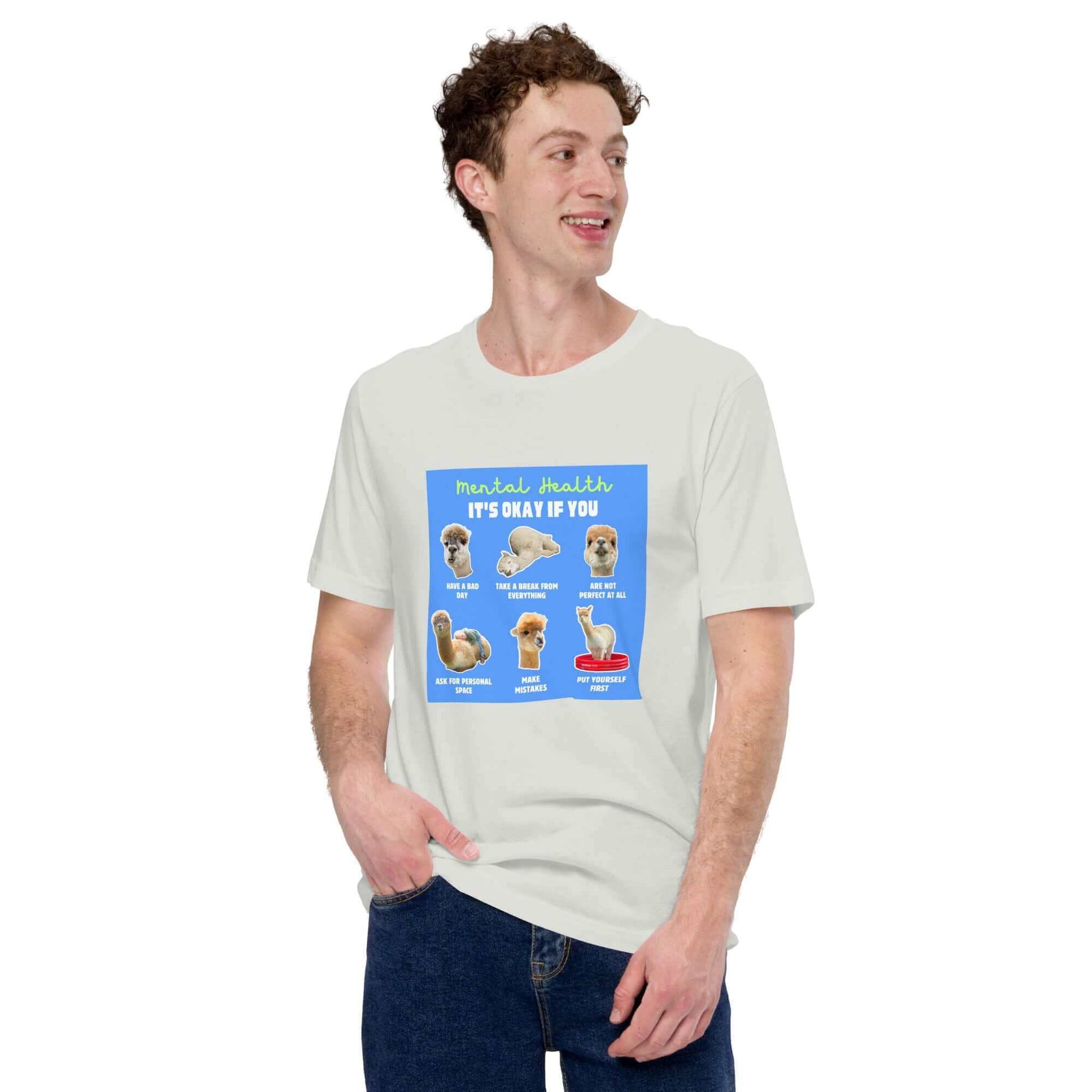 Unisex T-Shirt mit Tiermeme | Lustig, süß und ein einzigartiger Hingucker für Alpaka-Liebhaber.