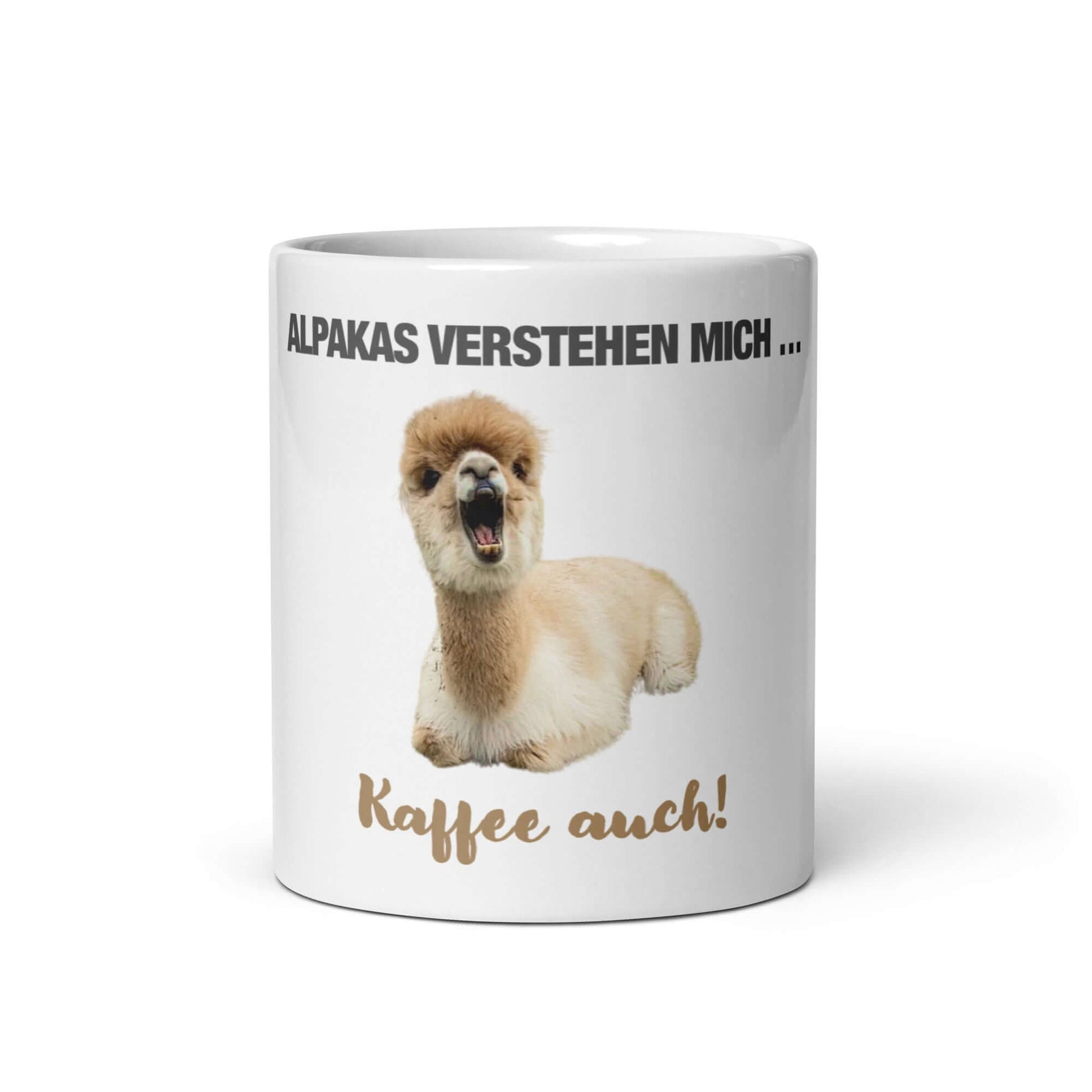 Alpaka Tasse mit lustigem Tiermotiv: Ideale Alpaka Geschenkidee für Kaffeeliebhaber und Tierfans!