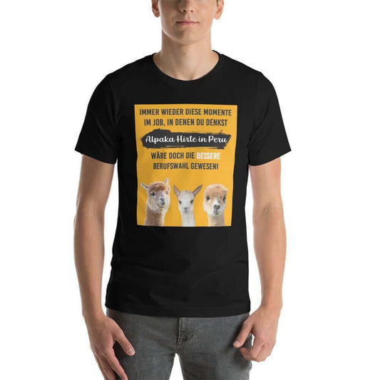 Unisex Alpaka T Shirt mit Alpaka witzig Spruch gibt es bei uns im Alpaka Store